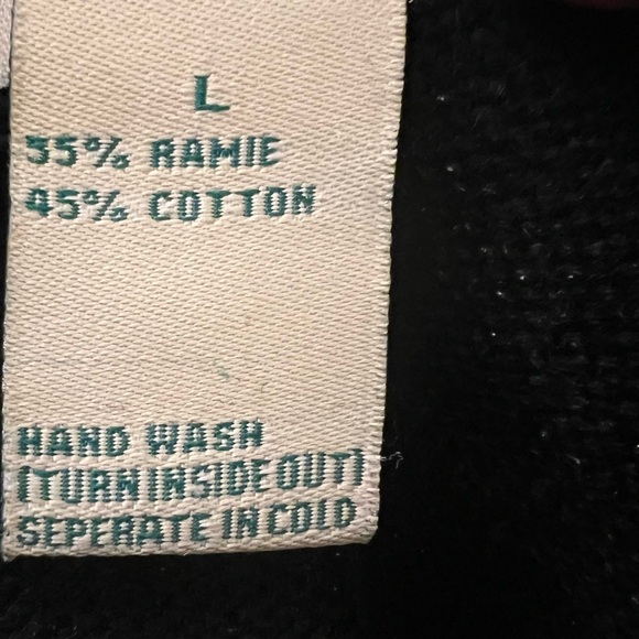 Design Options by PHILIP JANE GORDON Black Wreath Woman's CARDIGAN SWEATER Sz M - Picture 8 of 9